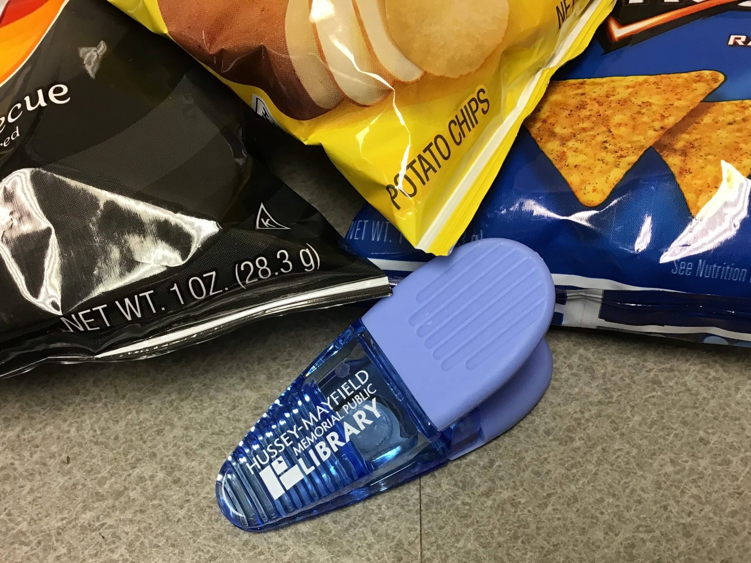 chip clip with bags of chips