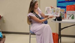 Miss Boone County at storytime