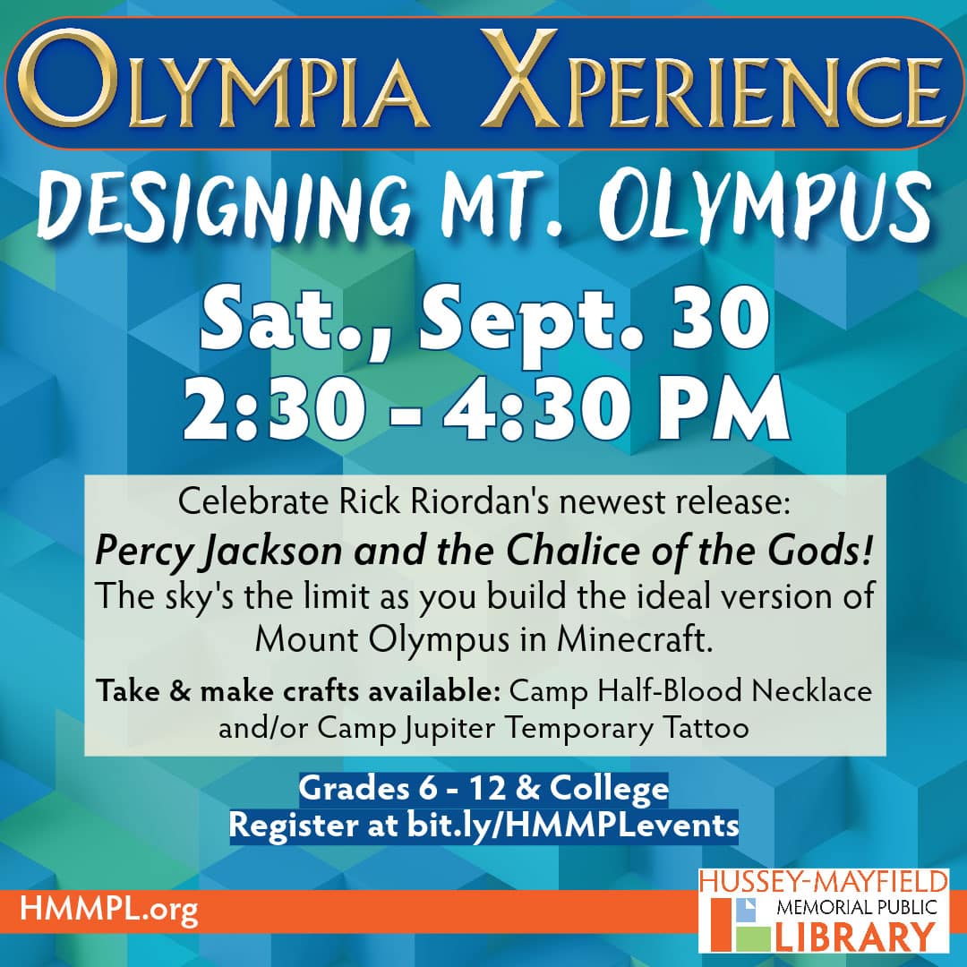 Olympia Xperience: Designing Mt. Olympus - Sat., Sept. 30 @ 2:30 - 4:30 PM