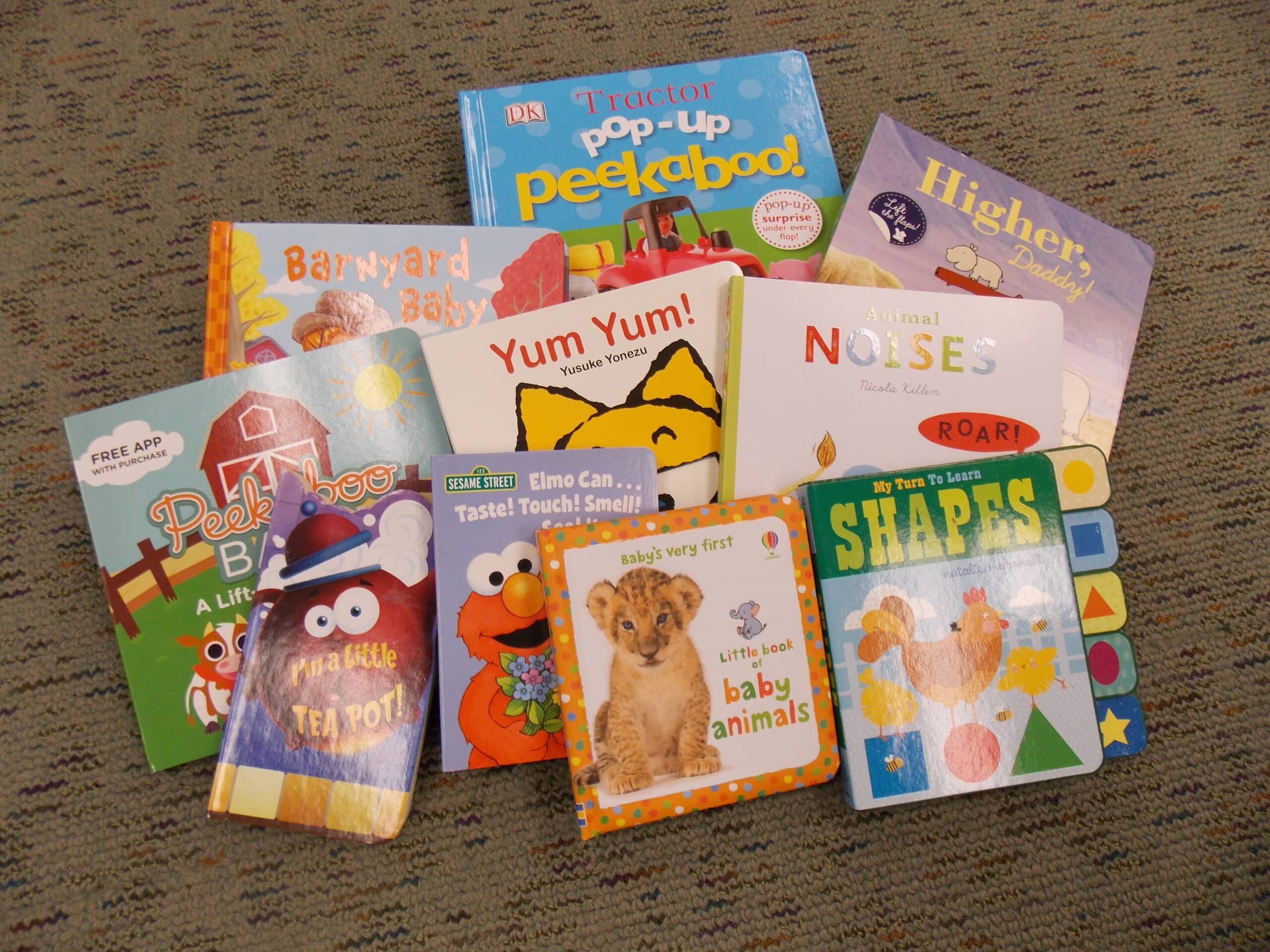 Board books from a Pea Pod pack