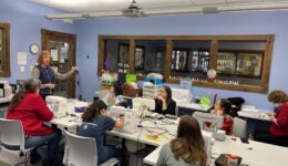 Sewing class in the MakerStudio