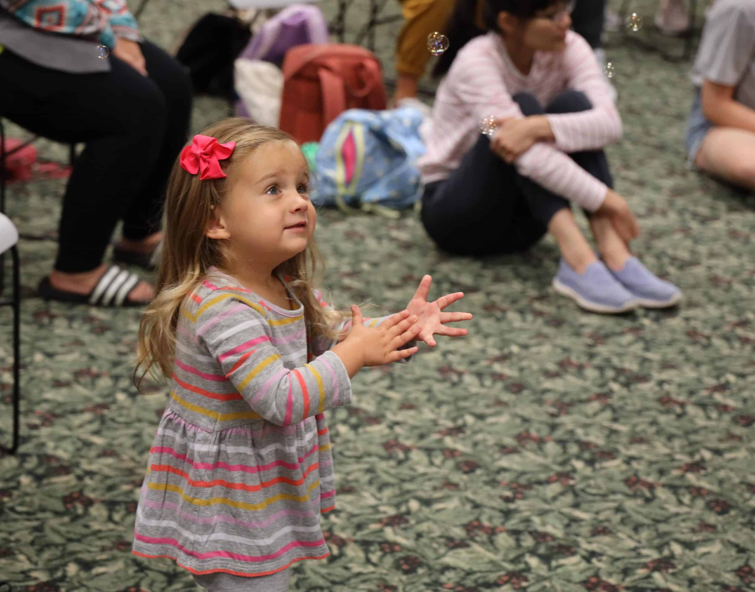 Child clapping