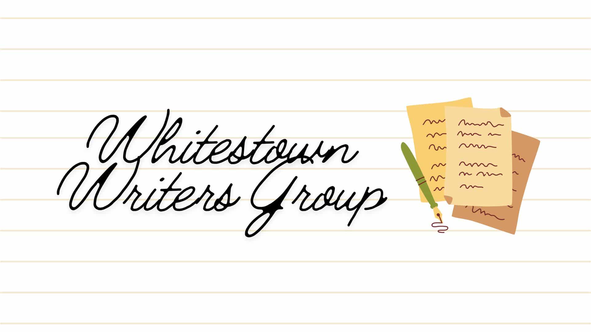 Writers Group on lined paper image