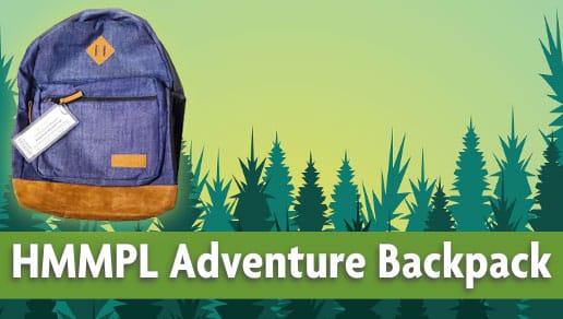 graphic for library adventure backpacks