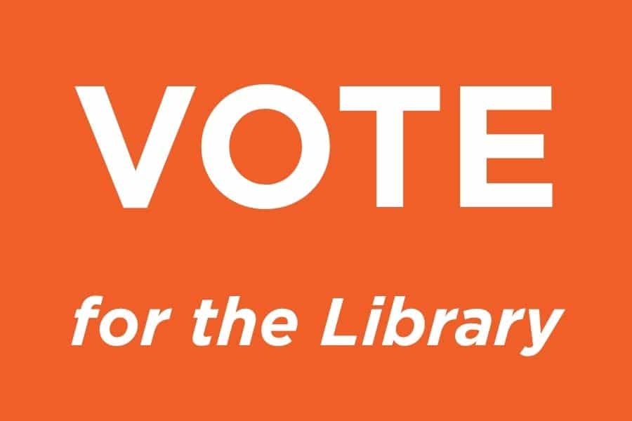 Vote for the library button