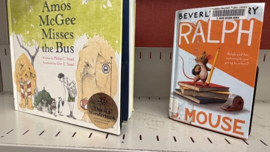 Covers of Amos McGee Misses the Bus and Ralph the Mouse