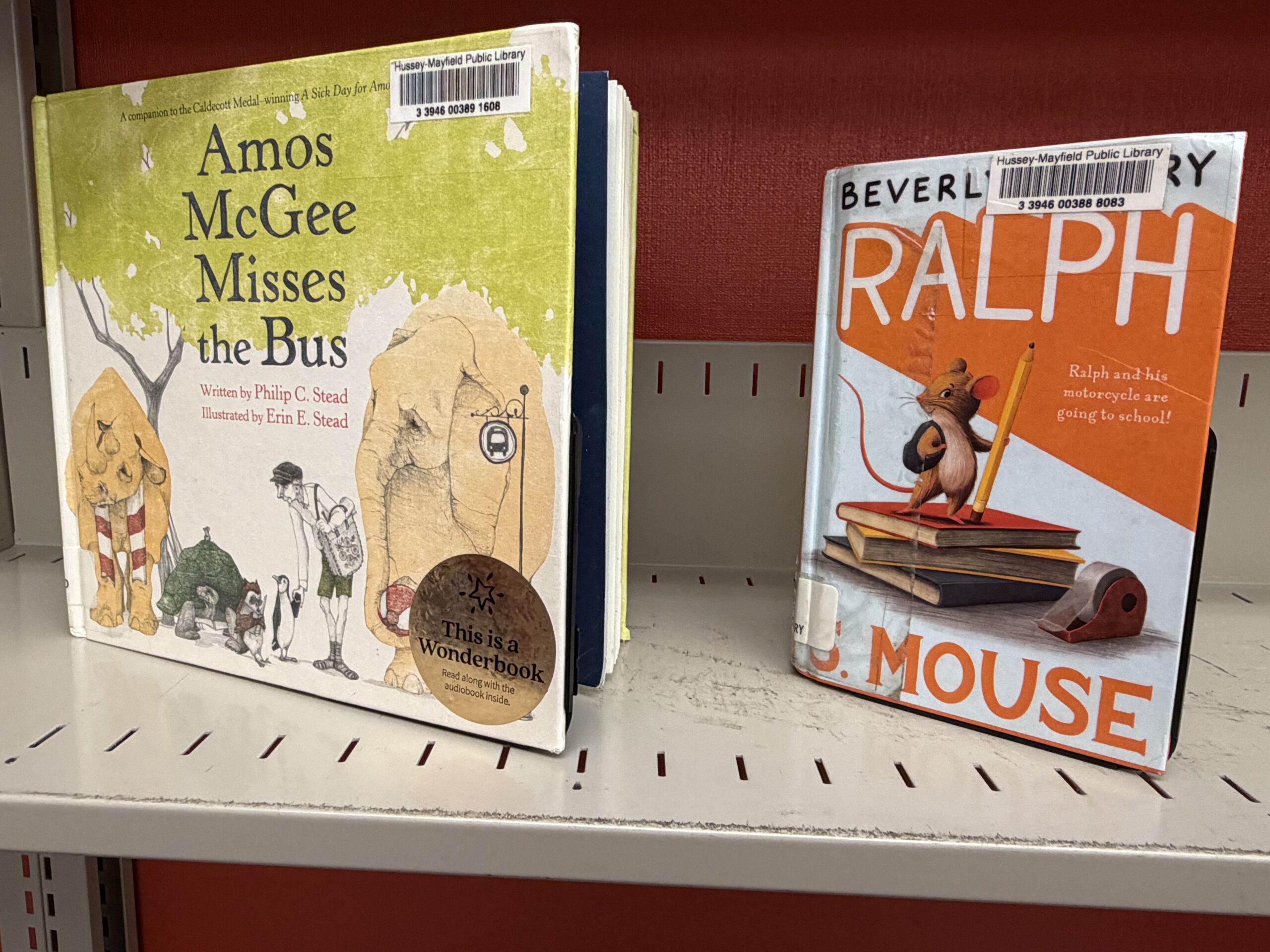 Covers of Amos McGee Misses the Bus and Ralph the Mouse